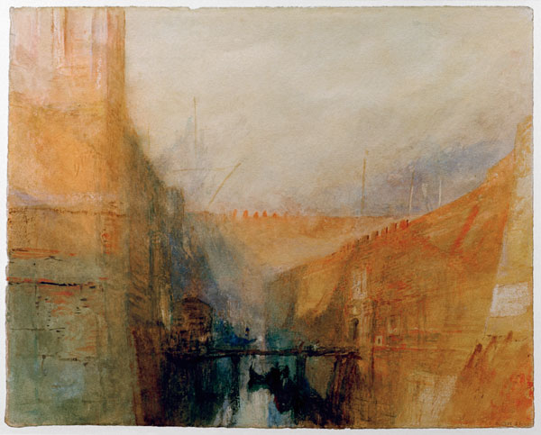 W.Turner, Venice, The Arsenal van William Turner