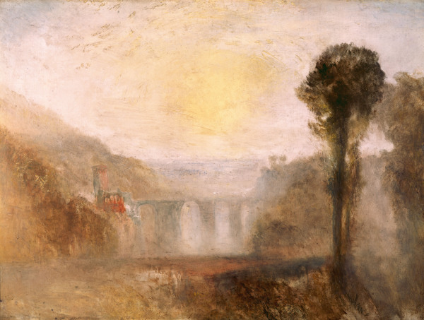W.Turner / Bridge and Tower / 1838 van William Turner