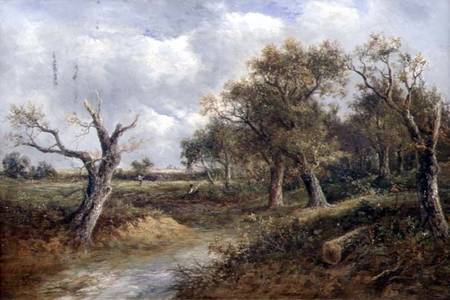 Landscape with Dying Tree van Joseph Thors