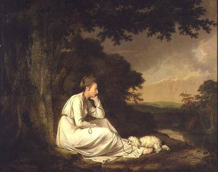 Maria, from Sterne's "A Sentimental Journey" van Joseph Wright of Derby