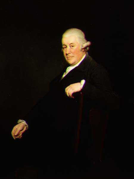 Reverend Basil Bury Beridge (1737/38-1808) van Joseph Wright of Derby