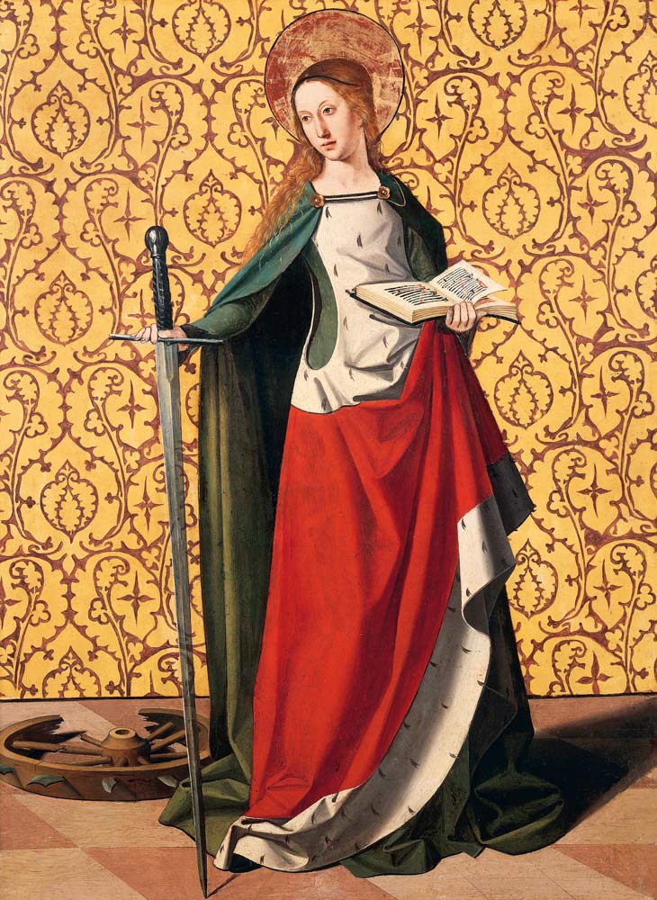 St. Catherine of Alexandria van Josse Lieferinxe