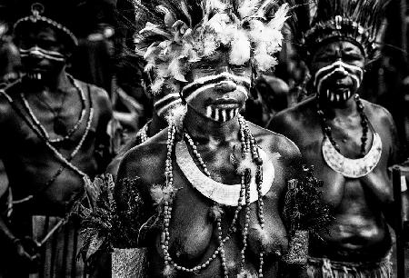 At the Mt. Hagen sing sing festival - Papua New Guinea