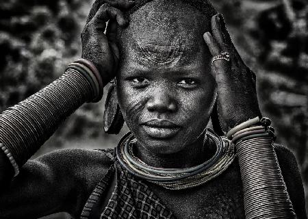 Surmi tribe woman - Ethiopia