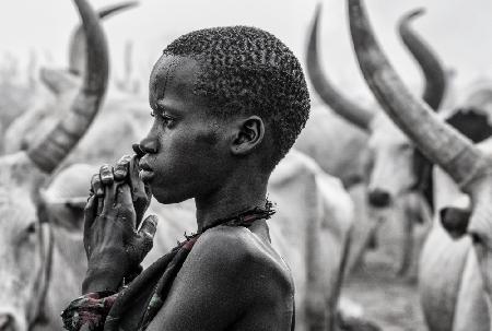 Mundari girl - South Sudan