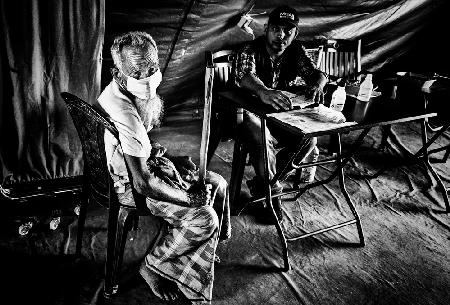 Rohingya refugee in the medical camp - Bangladesh