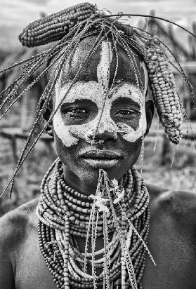 A woman of the Karo tribe (Omo Valley-Ethiopia).