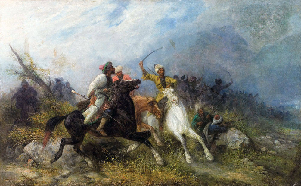 Caucasian Battle van Jozef Brandt