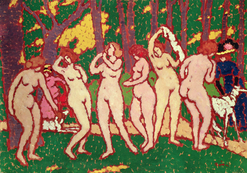 Nudes in a Park van József Rippl-Rónai