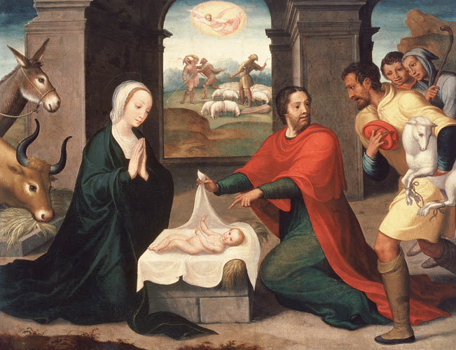 The Adoration of the Shepherds van Juan Correa de Vivar