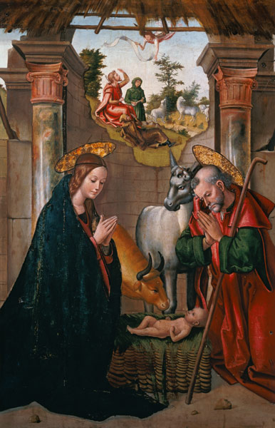 Die Geburt Christi van Juan de Borgoña