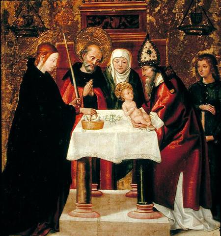 The Circumcision and The Presentation in the Temple van Juan  de Borgona