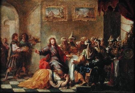 Christ in the House of Simon the Pharisee van Juan de Valdes Leal