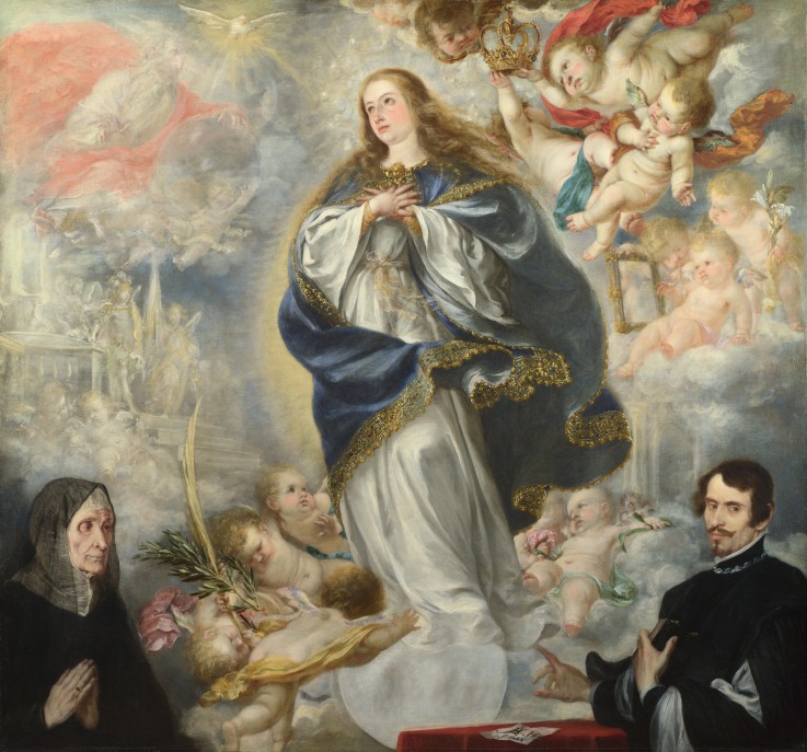 The Immaculate Conception with Two Donors van Juan de Valdes Leal