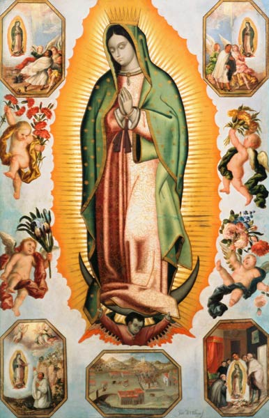 The Virgin of Guadalupe van Juan de Villegas