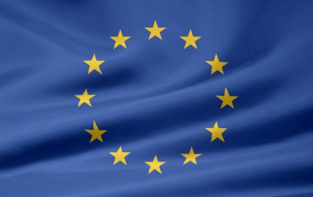 Europäische Flagge van Juergen Priewe