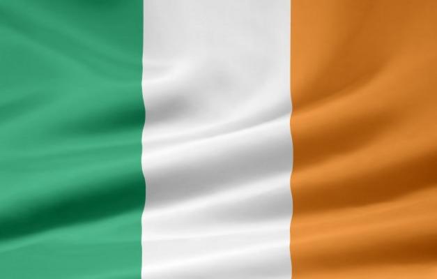 Irische Flagge van Juergen Priewe