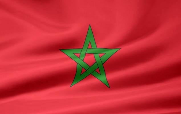 Marokkanische Flagge van Juergen Priewe
