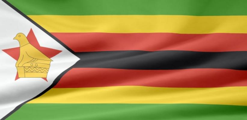 Simbabwe Flagge van Juergen Priewe