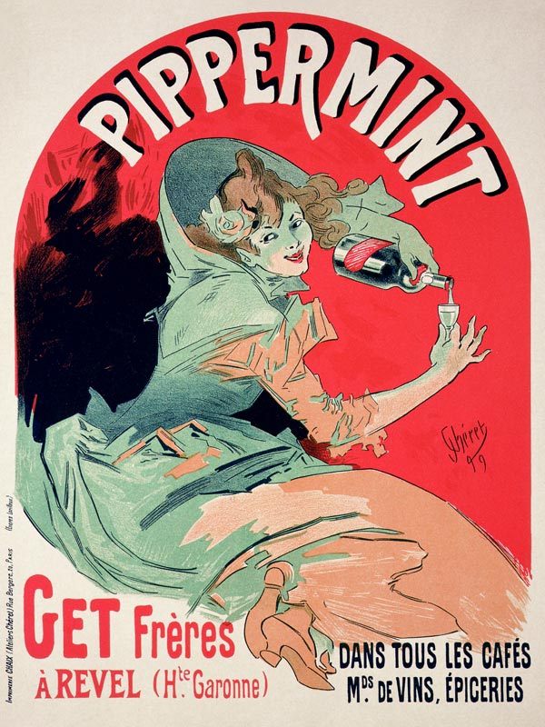 Pippermint (Advertising Poster) van Jules Chéret