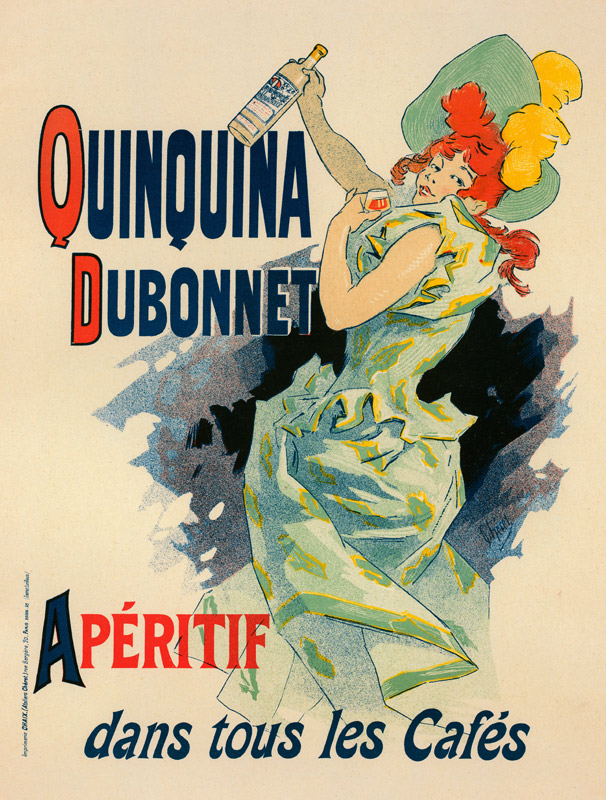 Quinquina Dubonnet (Poster) van Jules Chéret