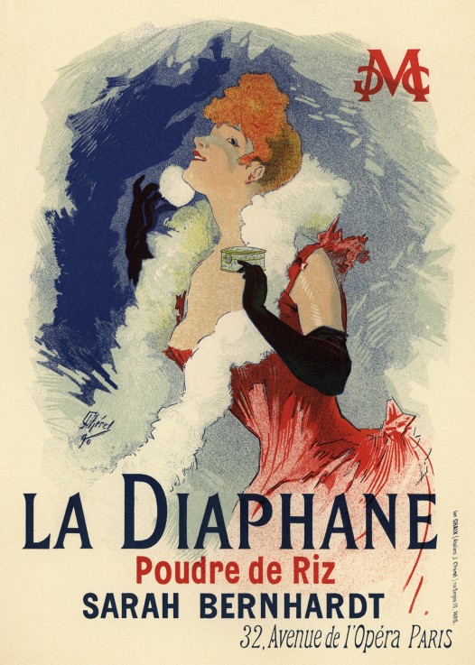 La Diaphane (Poster) van Jules Chéret