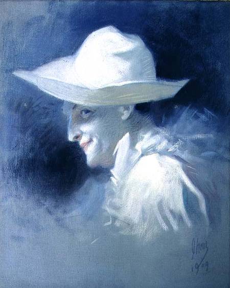The Mime Artist Georges Wague as Pierrot van Jules Chéret