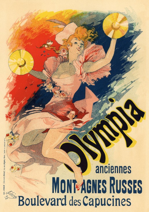 Olimpia (Poster) van Jules Chéret