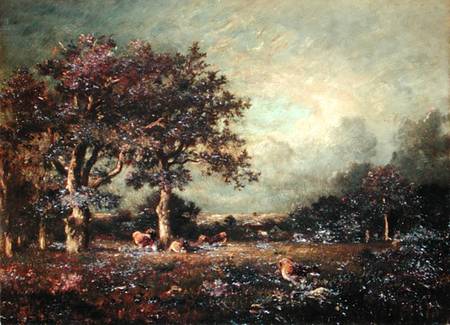 Landscape with Cows van Jules Dupré