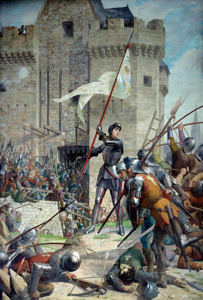 Jeanne d'Arc in Orleans van Jules Eugene Lenepveu
