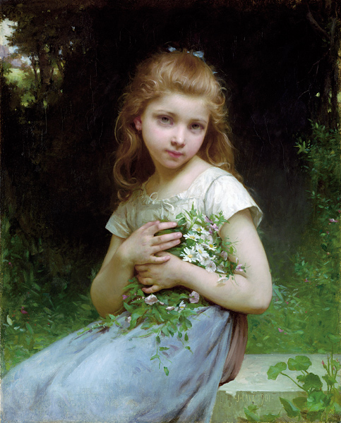 My Daisies (oil on canvas)  van Jules Cyrille Cave
