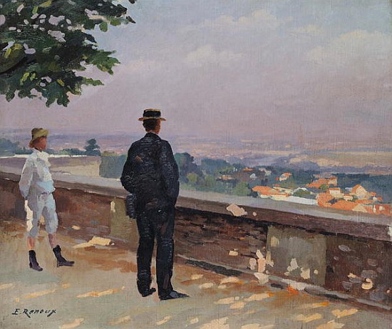 Paris from the observatory at Meudon van Jules Ernest Renoux