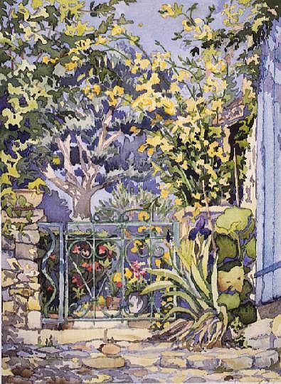Garden Gate, Vaison  van Julia  Gibson