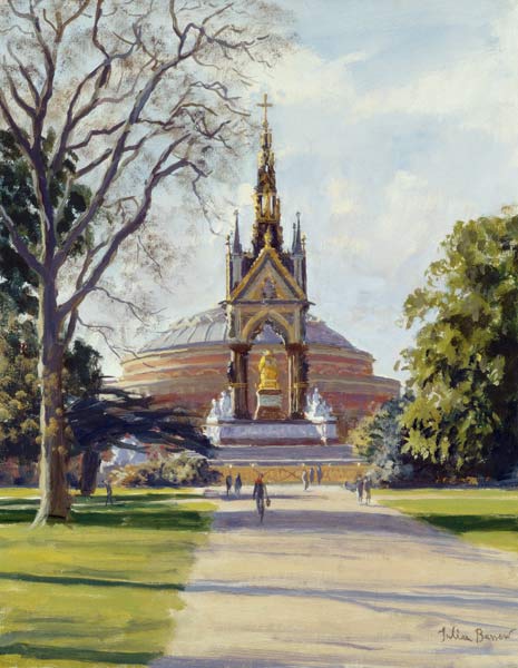 The Albert Memorial (oil on canvas)  van Julian  Barrow