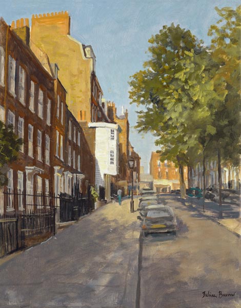 Church Row, Hampstead (oil on canvas)  van Julian  Barrow