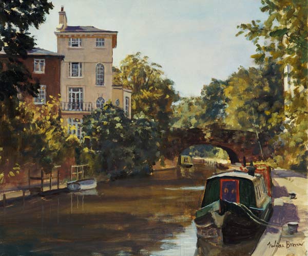 Regent''s Park Canal (oil on canvas)  van Julian  Barrow