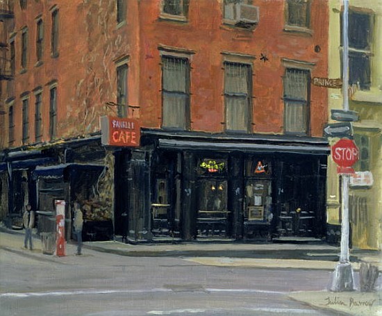 Fanelli''s Bar, New York, 1996 (oil on canvas)  van Julian  Barrow