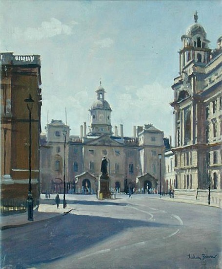 Horseguards from Whitehall (oil on canvas)  van Julian  Barrow
