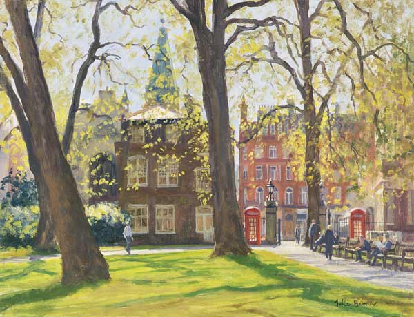 Mount Street Gardens (oil on canvas)  van Julian  Barrow