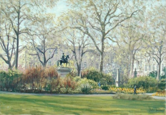 St. James''s Square (oil on canvas)  van Julian  Barrow