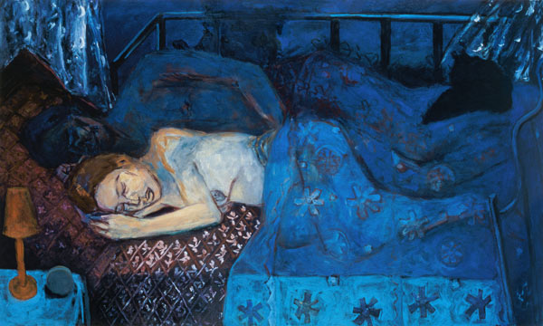 Sleeping Couple, 1997 (oil on canvas)  van Julie  Held