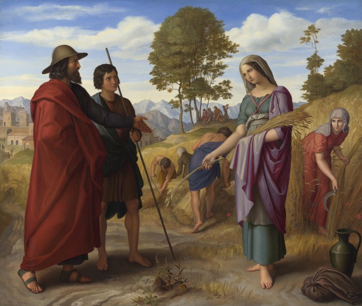 Ruth in Boaz's Field van Julius Schnorr von Carolsfeld