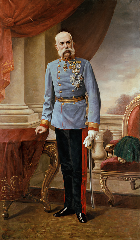 Kaiser Franz Josef I. von Österreich van Julius von Blaas