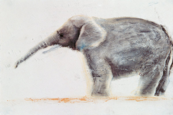 Elephant (pastel on paper)  van Jung Sook  Nam