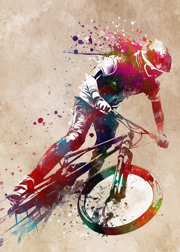 BMX sport art 31 van Justyna Jaszke