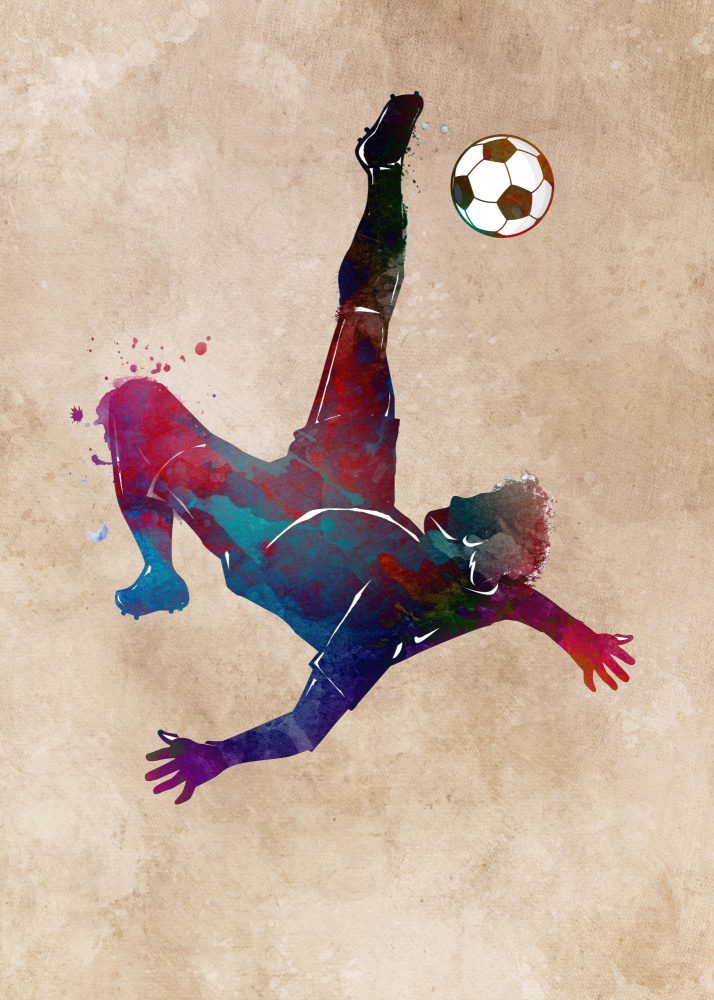 Football Soccer Sport Art 11 van Justyna Jaszke
