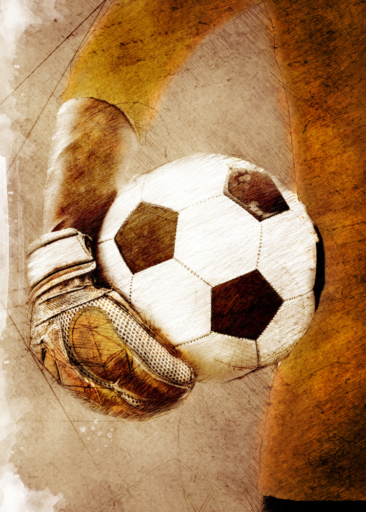 Football Soccer Sport Art 5 van Justyna Jaszke