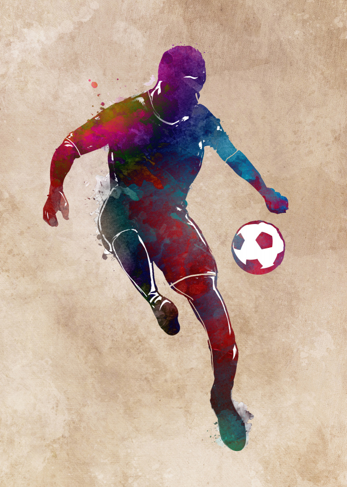 Football Soccer Sport Art 9 van Justyna Jaszke