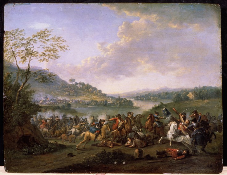 Cavalry Skirmish van Karel Breydel