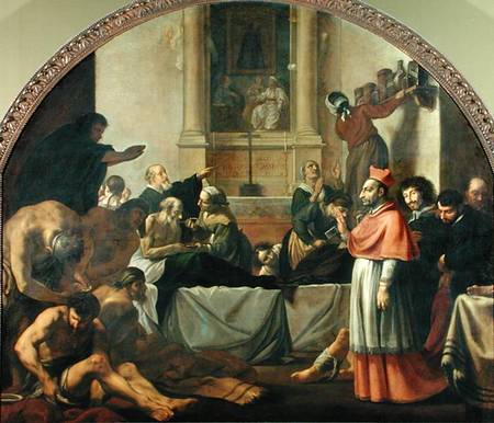 St. Charles Borromeo (1538-84) van Karel Skreta